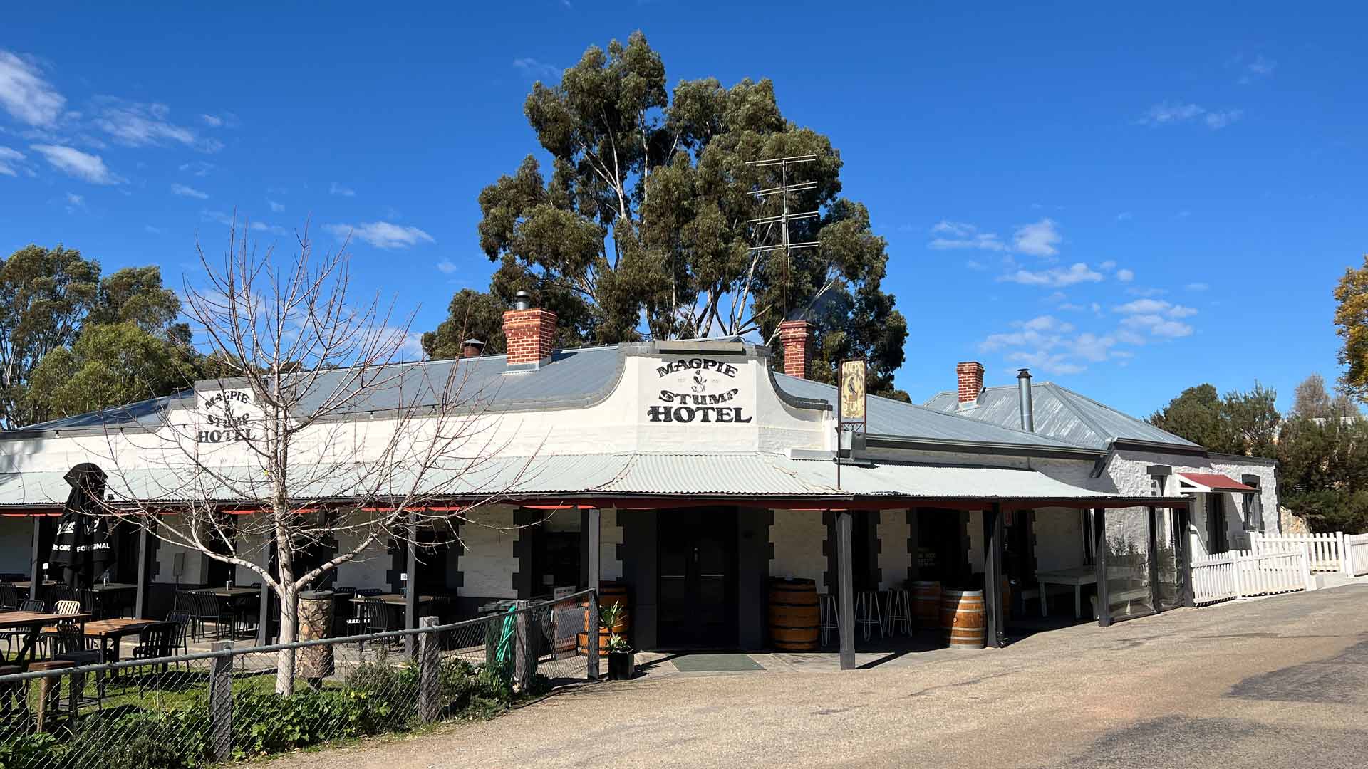 Magpie & Stump Hotel, Mintaro, 2024. (MPA/pgm)